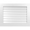 Ekena Millwork Vertical Surface Mount PVC Gable Vent: Functional, w/ 3-1/2"W x 1"P Standard Frame, 34"W x 26"H GVPVE34X2601SF - alternate 1